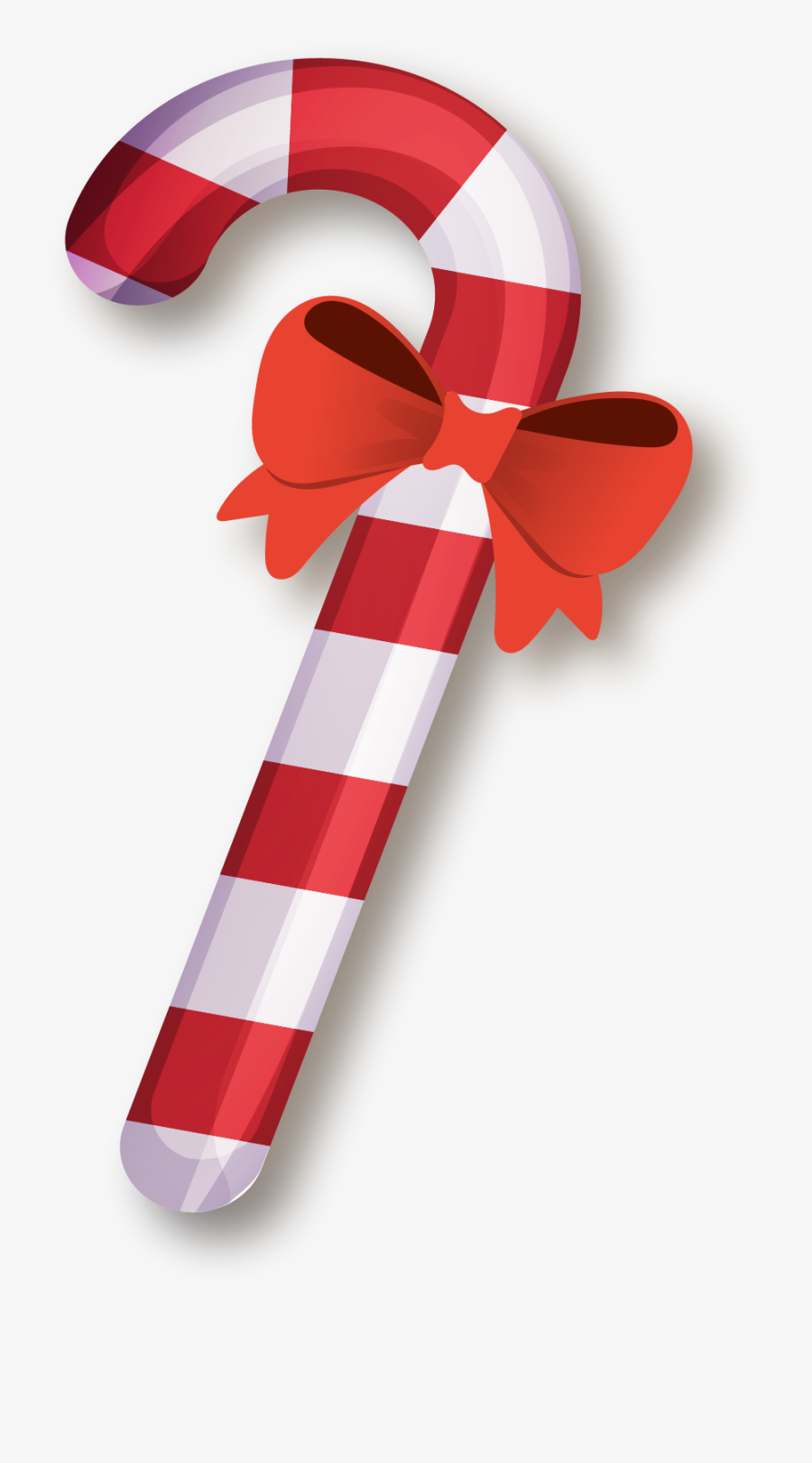 Candy Cane Christmas Sugar - Christmas Candy Cane Vector, Transparent Clipart