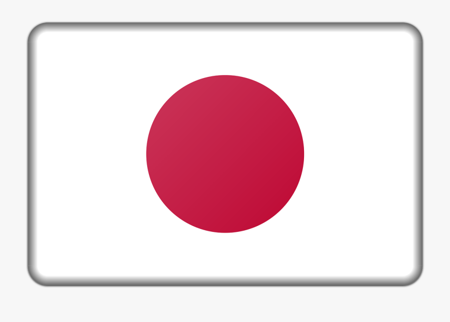 Japan Flag - Circle, Transparent Clipart