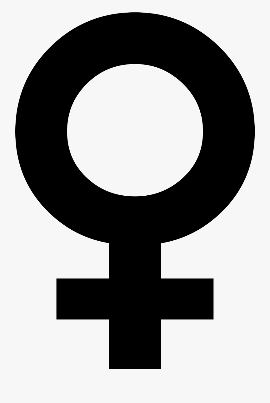 Female Symbol Vector - Female Symbol Png, Transparent Clipart