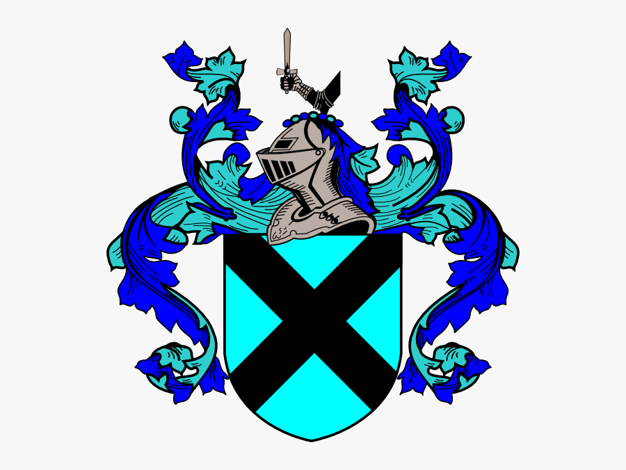 Teal Coat Of Arms, Transparent Clipart