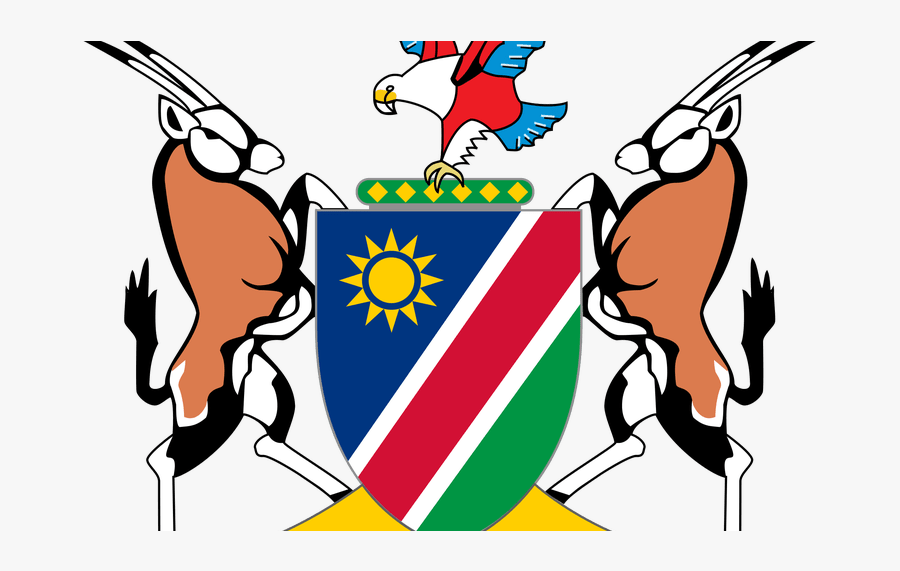 Transparent Half Volleyball Clipart - Namibian Coat Of Arms, Transparent Clipart