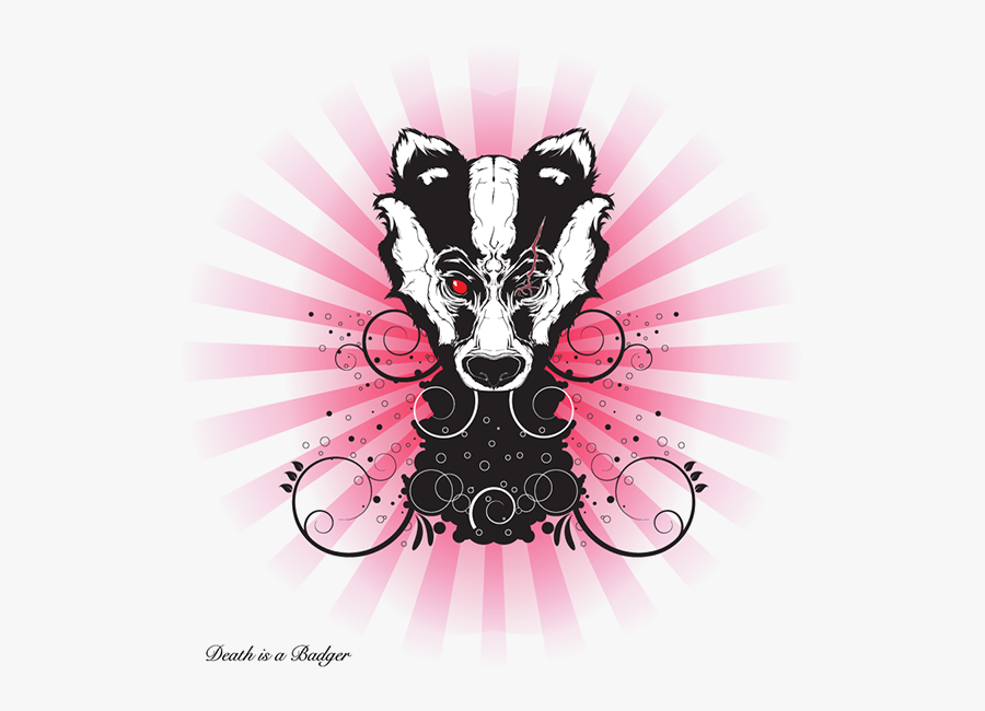 Honey Badger Drawing, Transparent Clipart