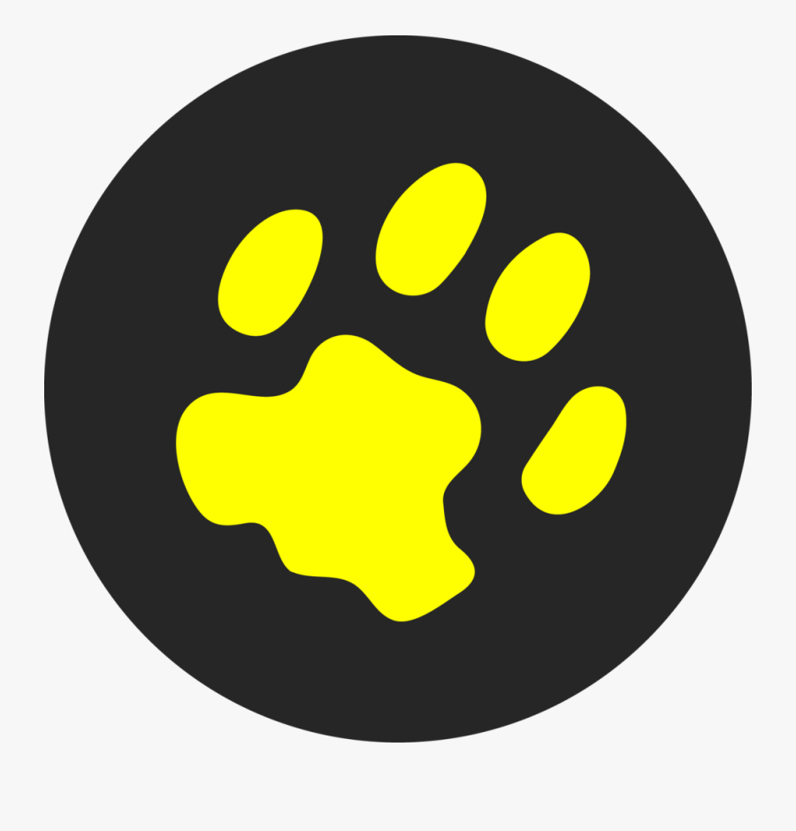 Ocelot Media Vector Logo Design Yellow Black - Circle, Transparent Clipart