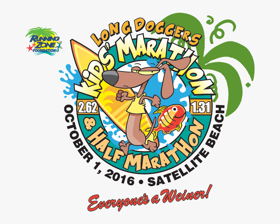 10/1/16 Long Doggers Kids Marathon & Half Marathon - Cartoon, Transparent Clipart