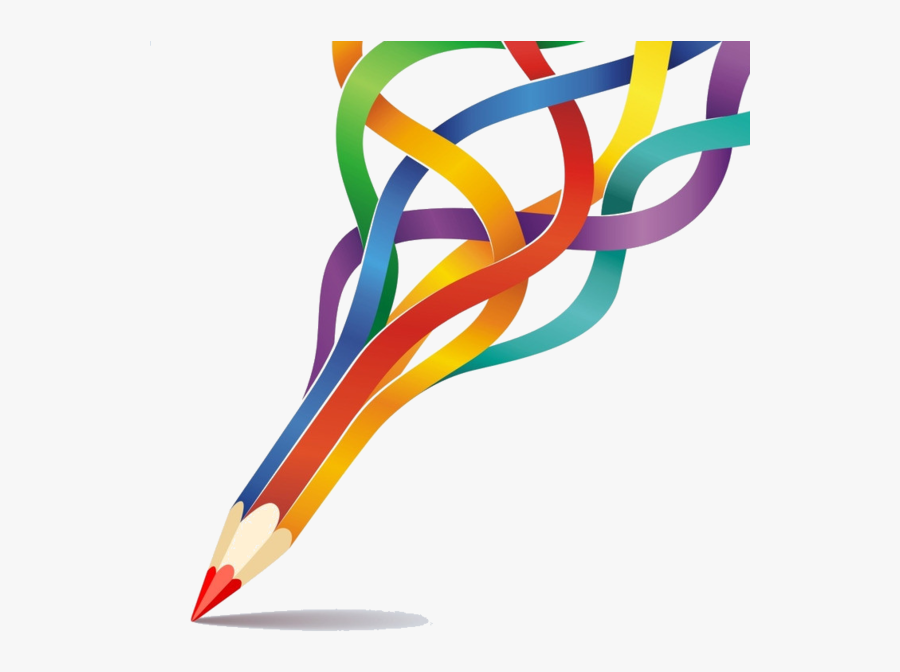 Pencil Clip Art Couleurs - Logo Crayon De Couleur, Transparent Clipart