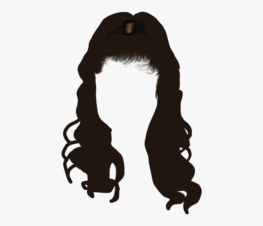 Wig Wigs Hair Brown Black Freetoedit - Illustration, Transparent Clipart