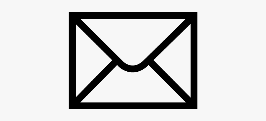 Envelope-line Black - Sign Up To Our Emails, Transparent Clipart