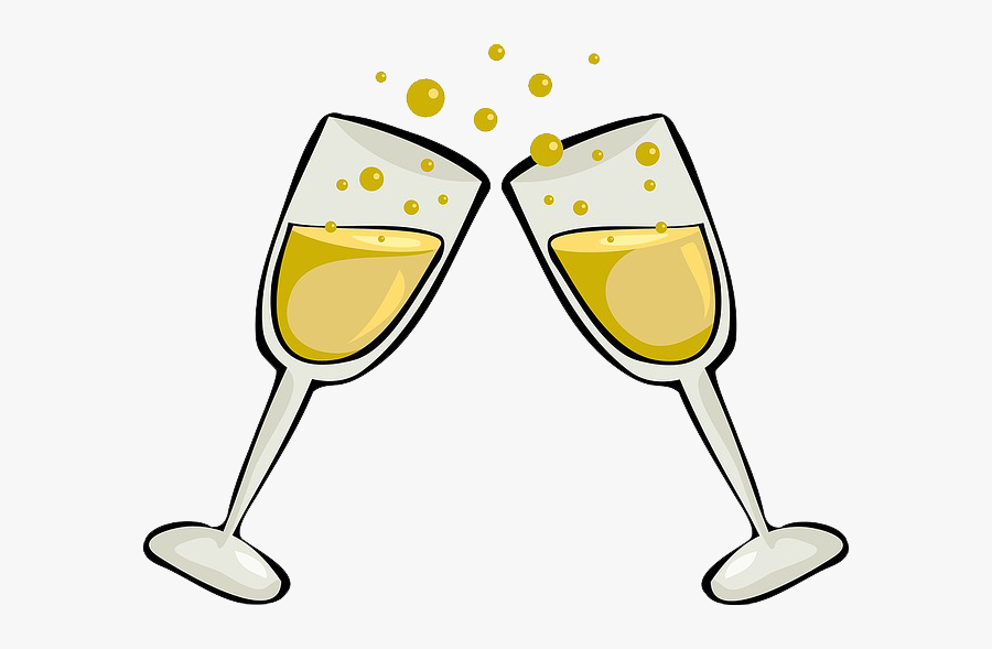 Caritas 50th Anniversary Champagne Glasses - Champagne Glasses Cheers, Transparent Clipart