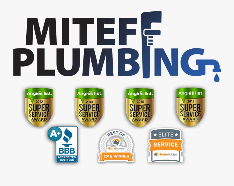 Miteff Plumbing - Home Advisor Top Rated, Transparent Clipart