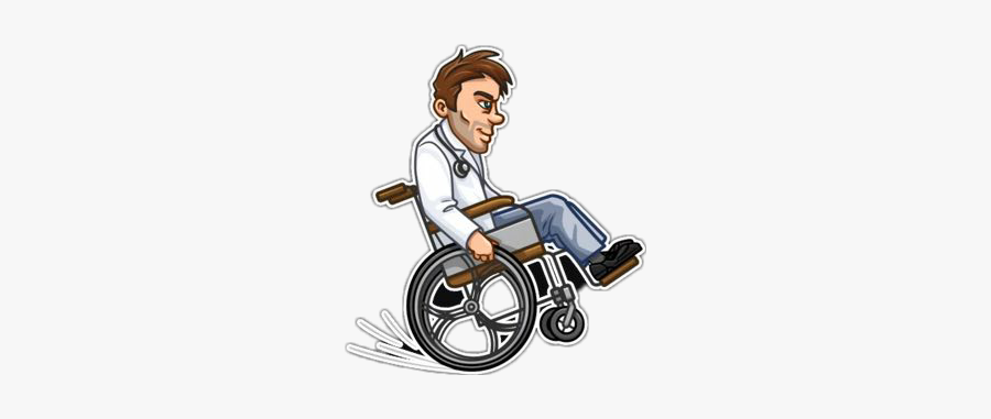 #doctor #funny #fastandfurious #wheelchair #medicine - Doctor Funny Png, Transparent Clipart