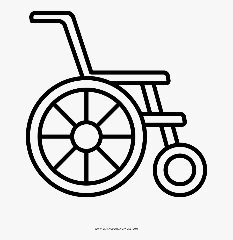 Wheelchair Coloring Page - Icon Boat Steering Wheel, Transparent Clipart