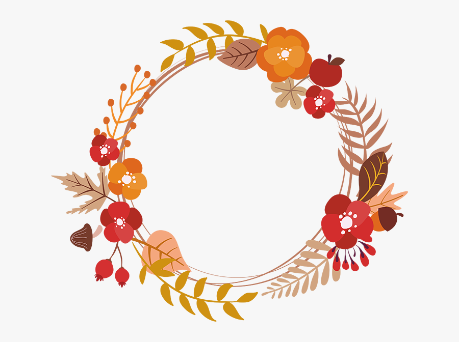 Autumn Wreath Clipart Free, Transparent Clipart