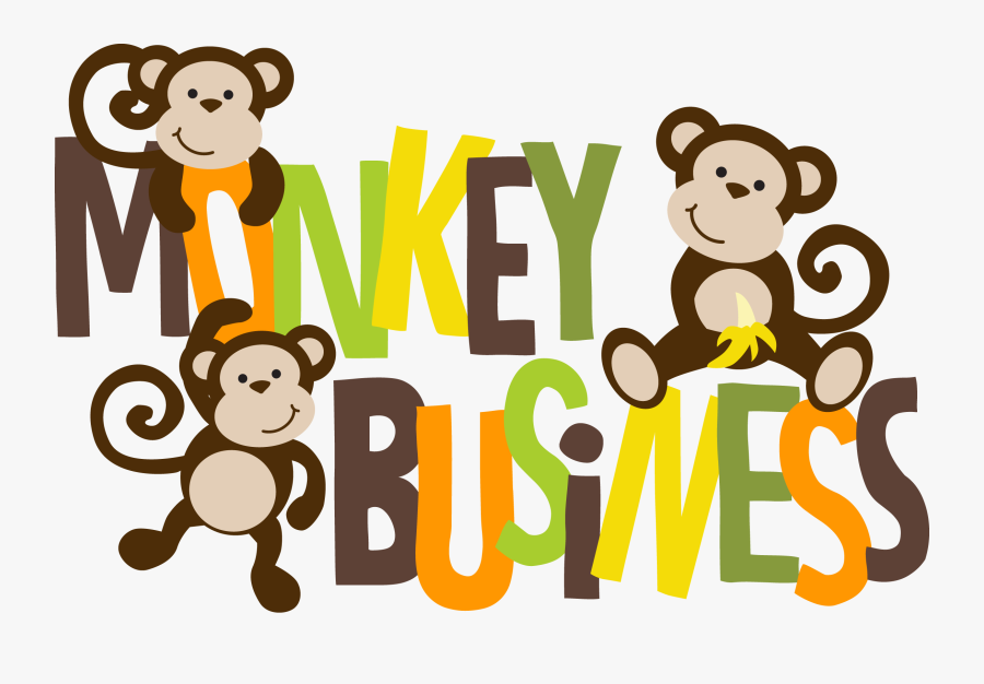 Monkey Business Clip Art, Transparent Clipart