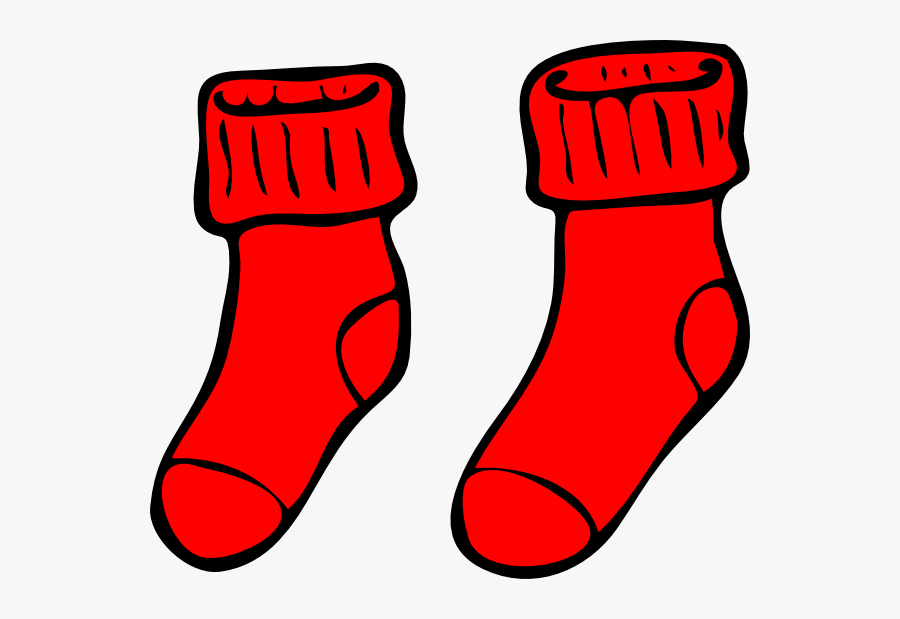 Red Socks Clip Art At Clker - Socks Clip Art , Free Transparent Clipart ...