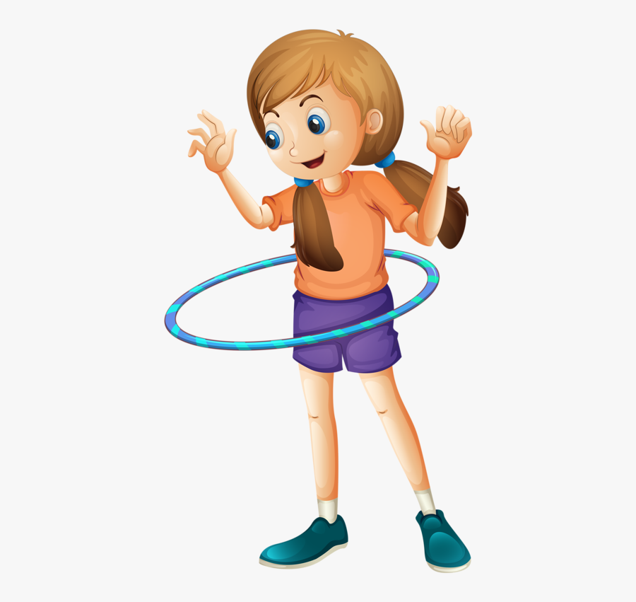 School Clip Art - Kid Hula Hoop Clipart, Transparent Clipart