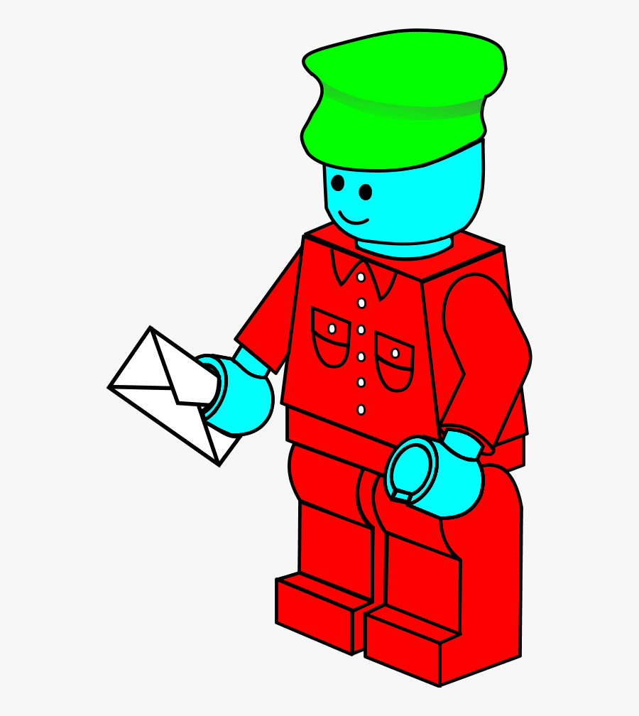 postman clipart  lego police minifigures coloring pages