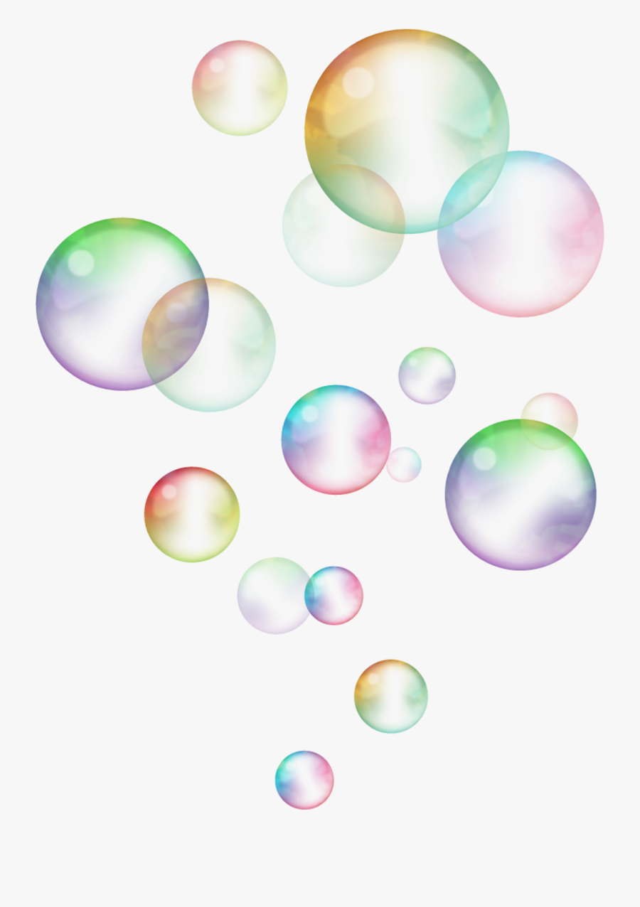 Colorful Bubble Png, Transparent Clipart