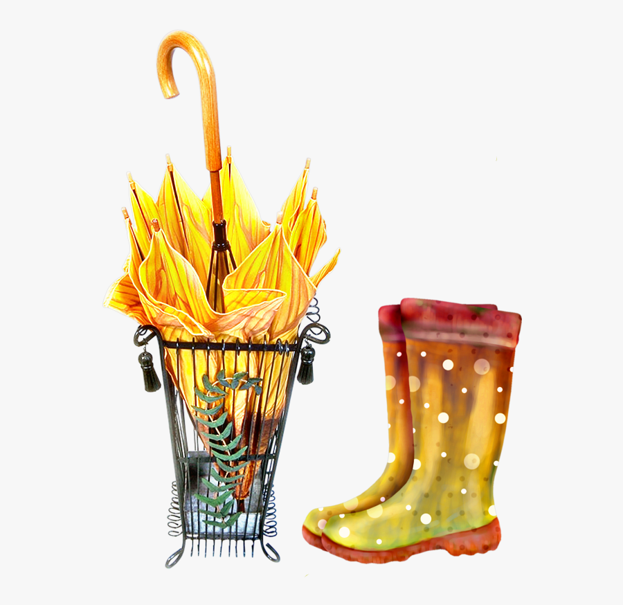 #umbrella #rainboots - Illustration, Transparent Clipart