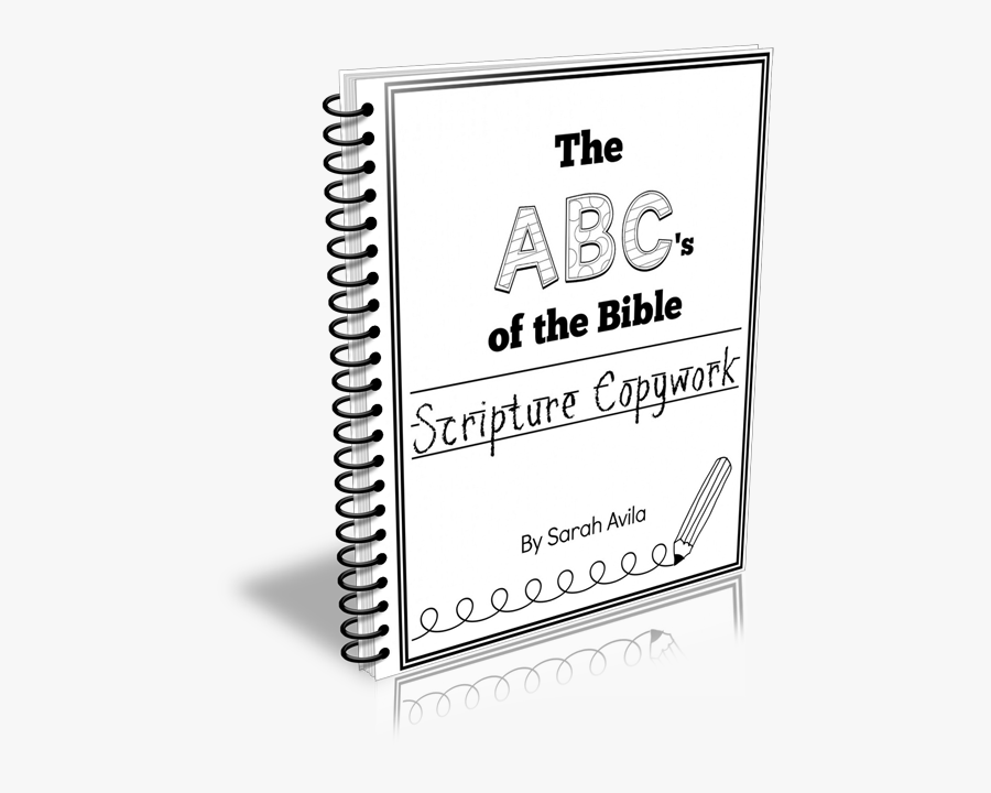 The Abcs Of The Bible Scripture Copywork - Ink, Transparent Clipart