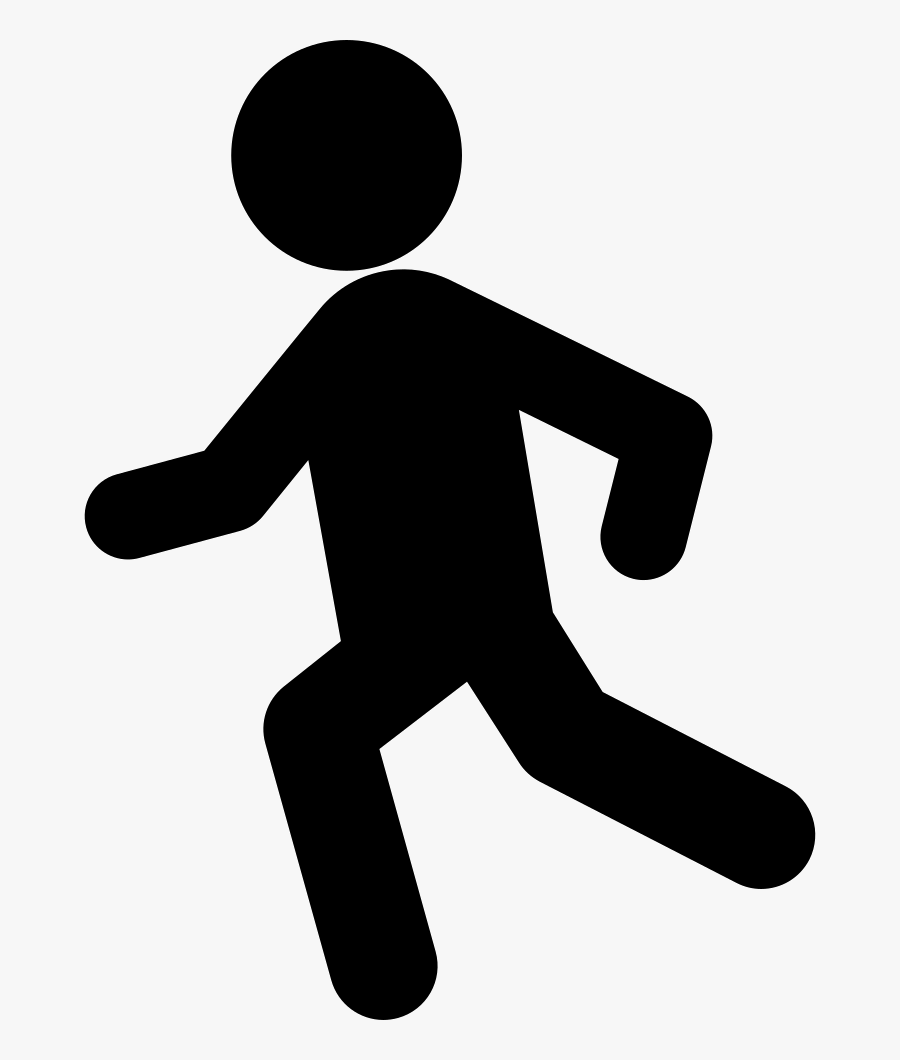 Running Man - Imagenes De Muñecos Corriendo, Transparent Clipart