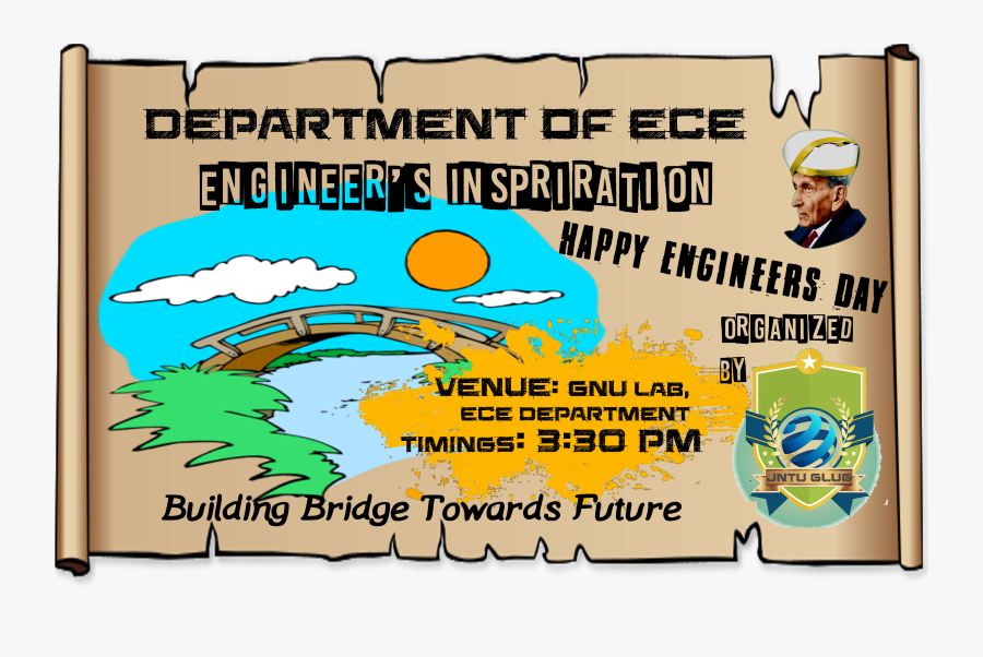 Engineer"s Day Poster - Poster On Engineers Day, Transparent Clipart