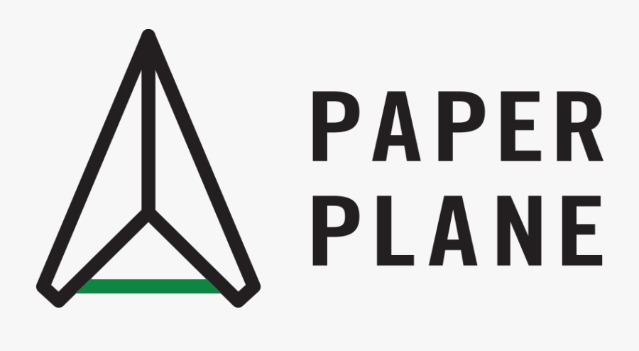 Paper Plane Hostel Logo, Transparent Clipart