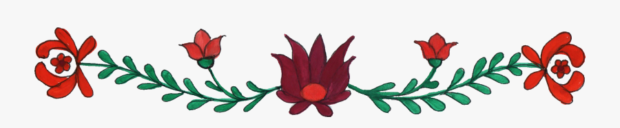 Border Flower Png Logo, Transparent Clipart