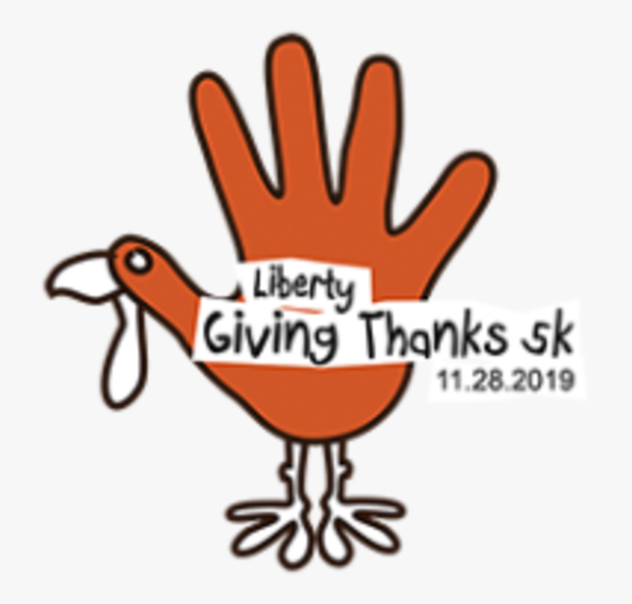 The Liberty Giving Thanks 5k - Cartoon, Transparent Clipart