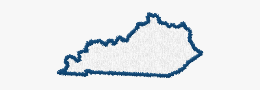 Outline Of Kentucky With Heart, Transparent Clipart