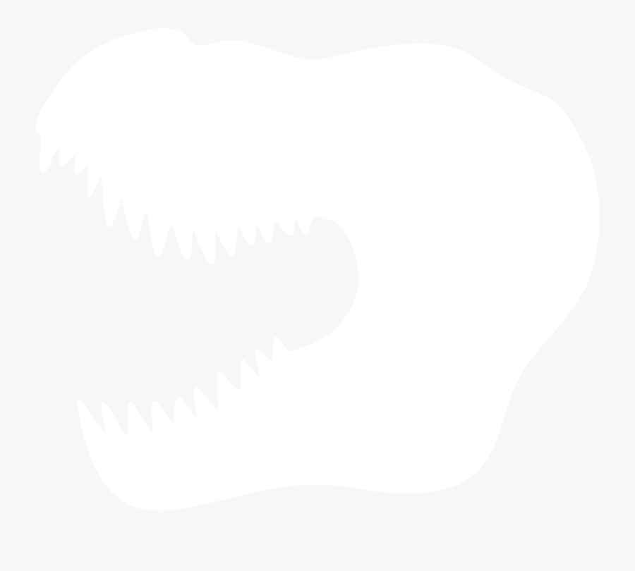 T Rex Head Silhouette By Paperlightbox - Skull , Free Transparent ...