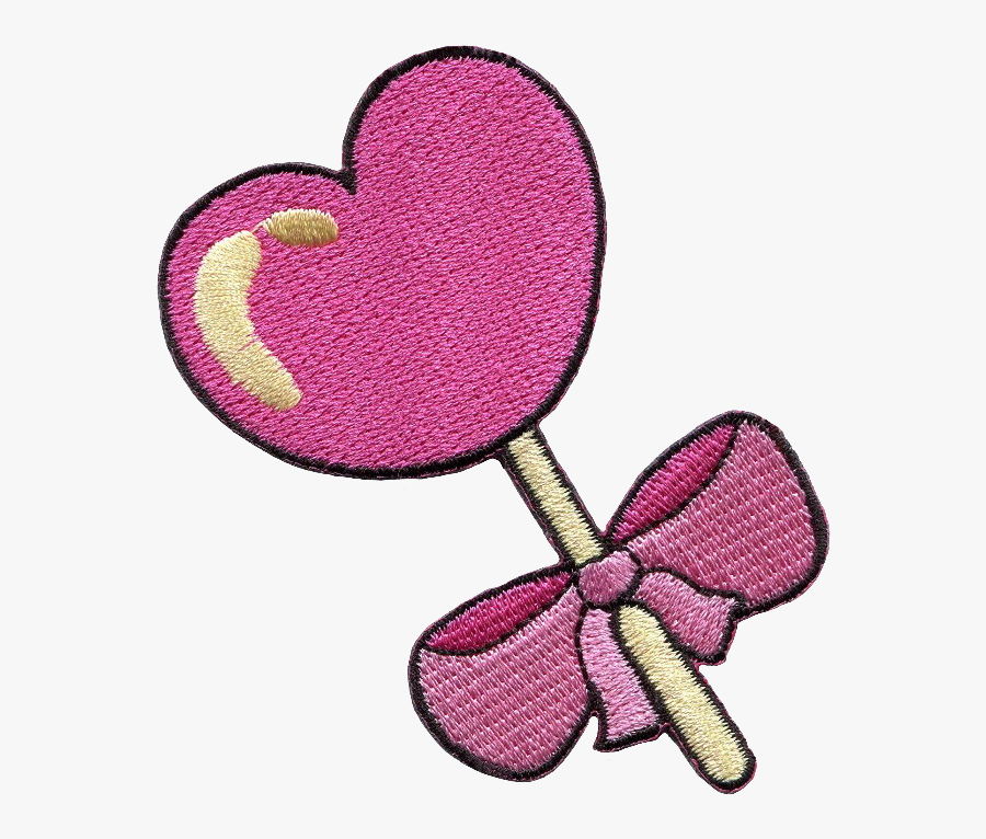 #patch #lollipop #heart #red #pink #bow, Transparent Clipart