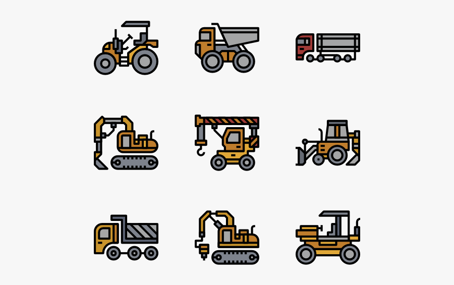 Construction Car - Bulldozer Icon, Transparent Clipart