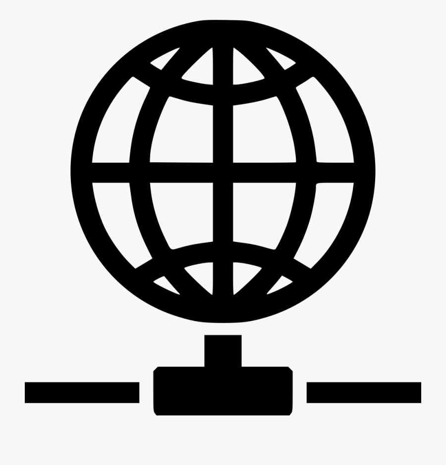 Globe With Plane Icon, Transparent Clipart