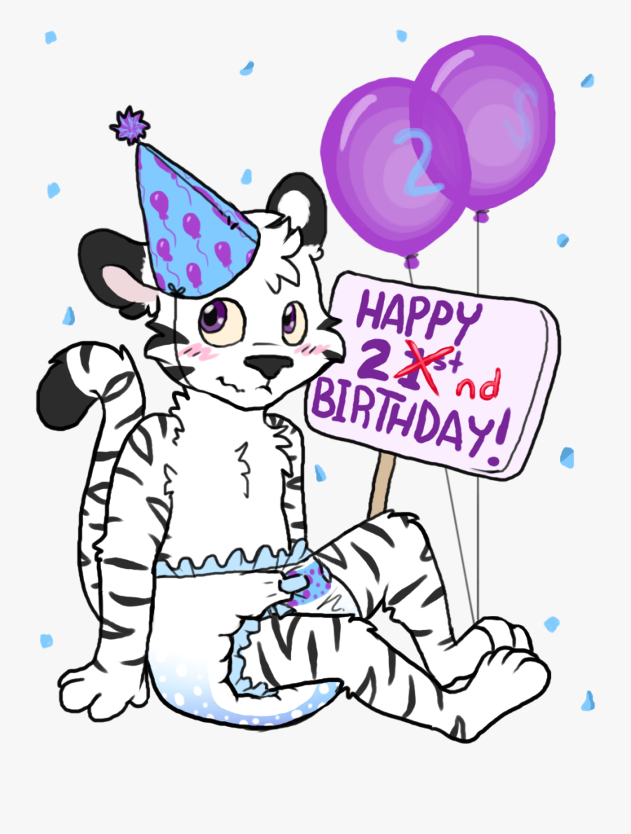 21st Birthday In 2 Weeks - Cartoon, Transparent Clipart