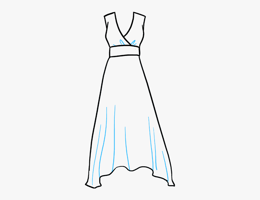 How To Draw Dress, Transparent Clipart