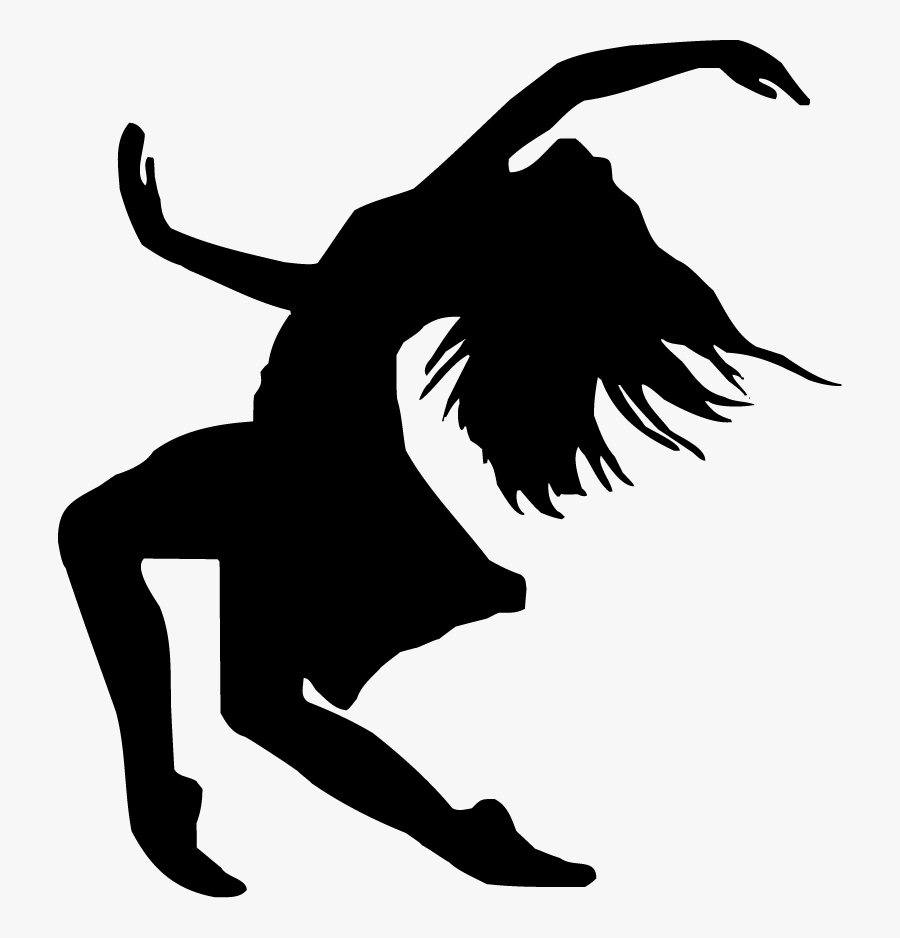 Ballet Dancer Silhouette Free Dance Clip Art - Silhouette Contemporary Dance, Transparent Clipart