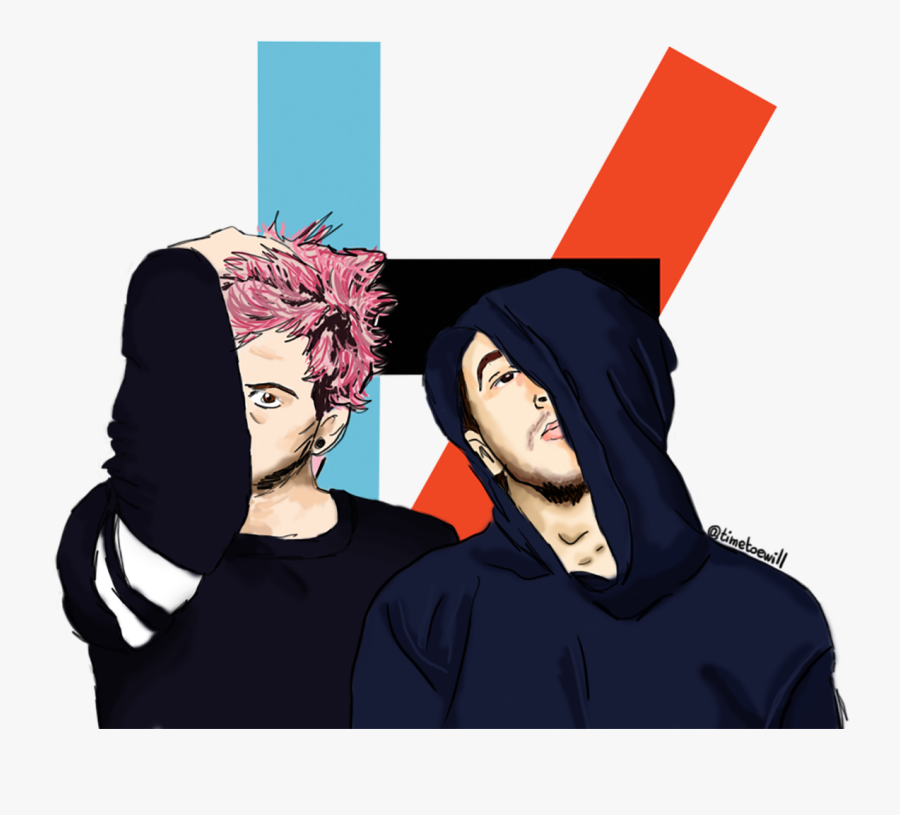 Transparent Twenty One Pilots Clipart - Twenty One Pilots Art Png, Transparent Clipart