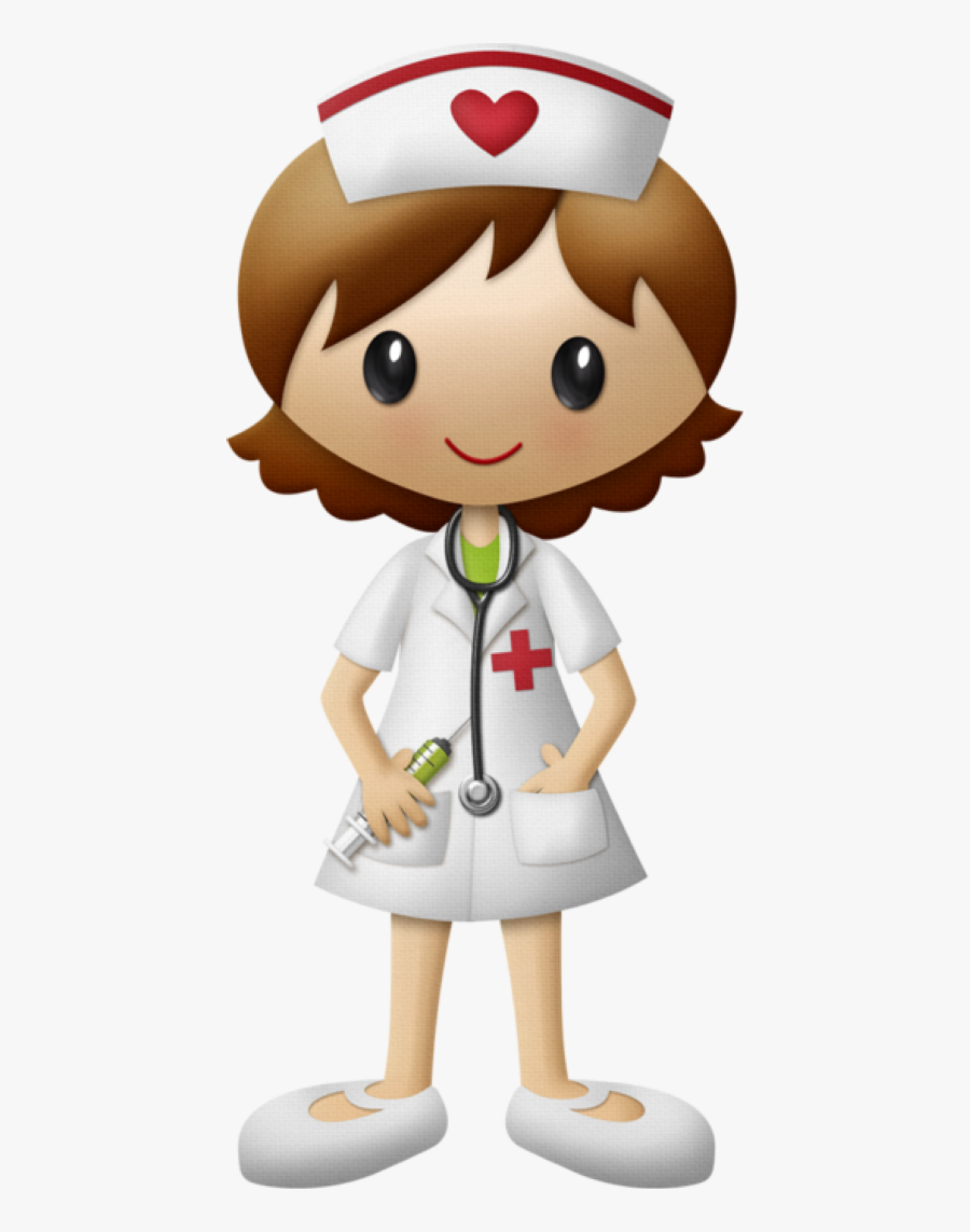 Cartoon Nurse, Transparent Clipart