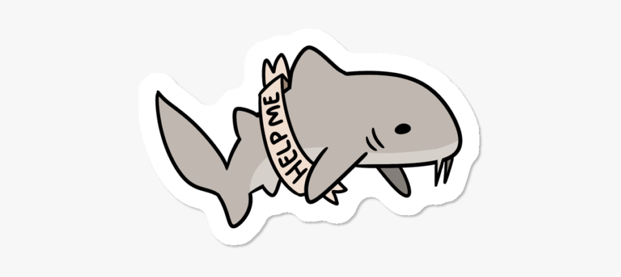 Im Very Tired Shark, Transparent Clipart