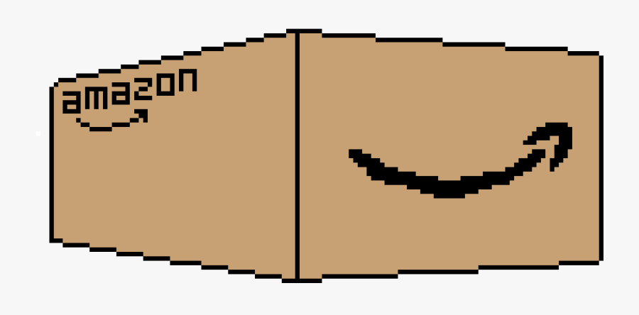 Amazon Box Pixel Art, Transparent Clipart