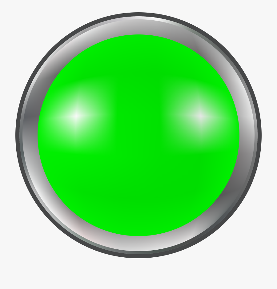 Green Dome Light Clip Arts - Green Light Icon Png, Transparent Clipart