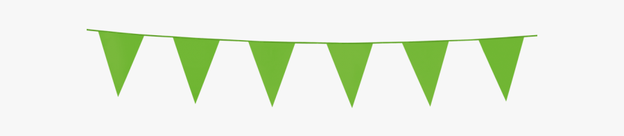 Bunting Pe 3m - Party Flags Green Png, Transparent Clipart