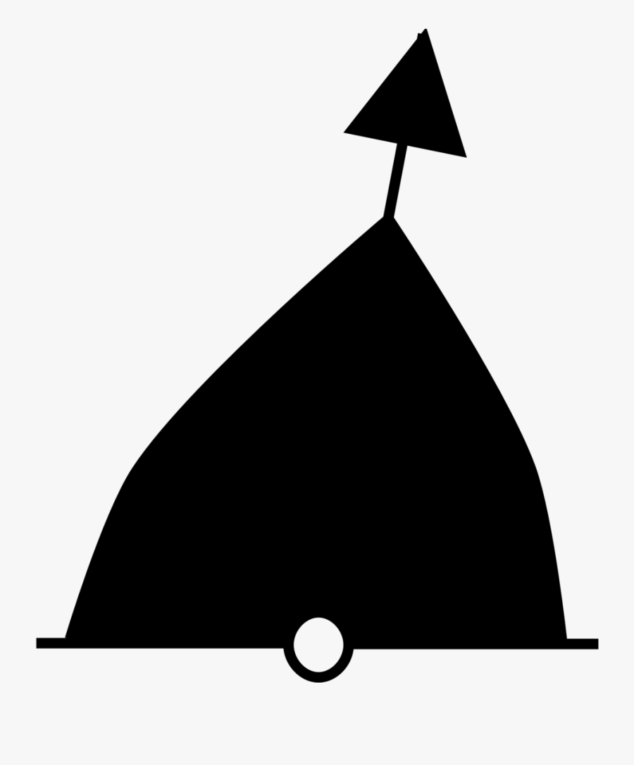 Conical Buoy, Transparent Clipart