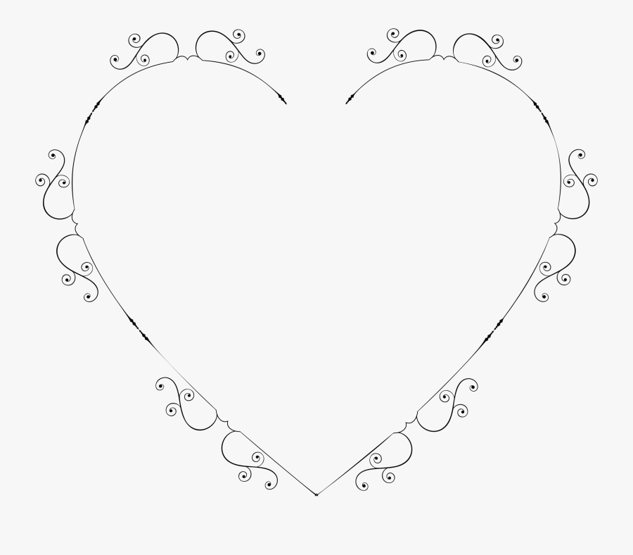 Fancy Ornate Heart Clip Arts - Clip Art, free clipart download, png, ...