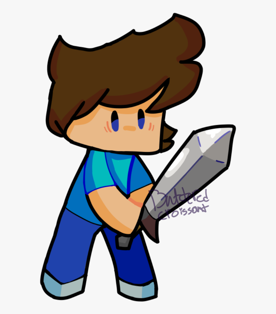 Another Minecraft Drawing - Cartoon, Transparent Clipart