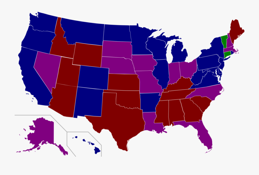 United States North And South, Transparent Clipart