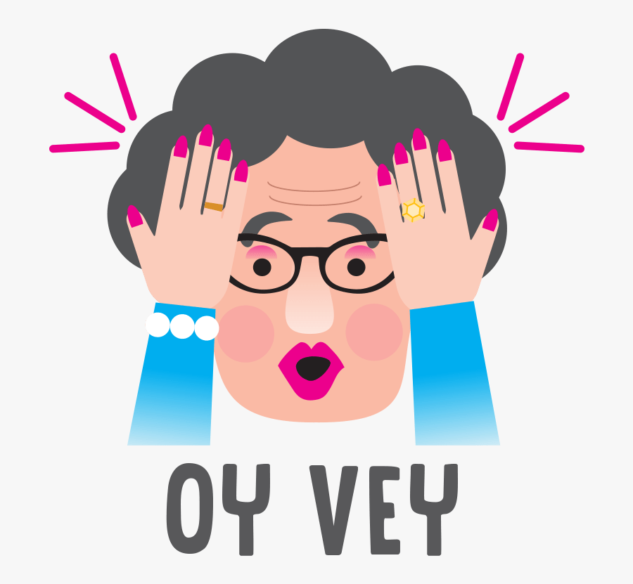 Oy Vey Clipart 2 By Angela - Oy Emoji, Transparent Clipart