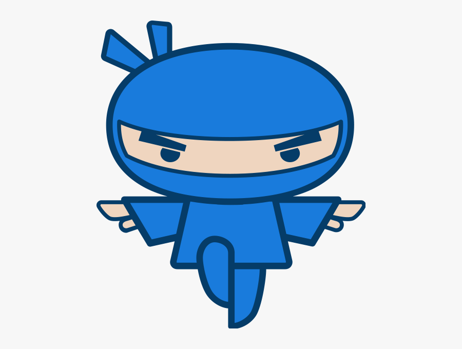 Adwords Reporting Tool - Blue Ninja Clip Art, Transparent Clipart