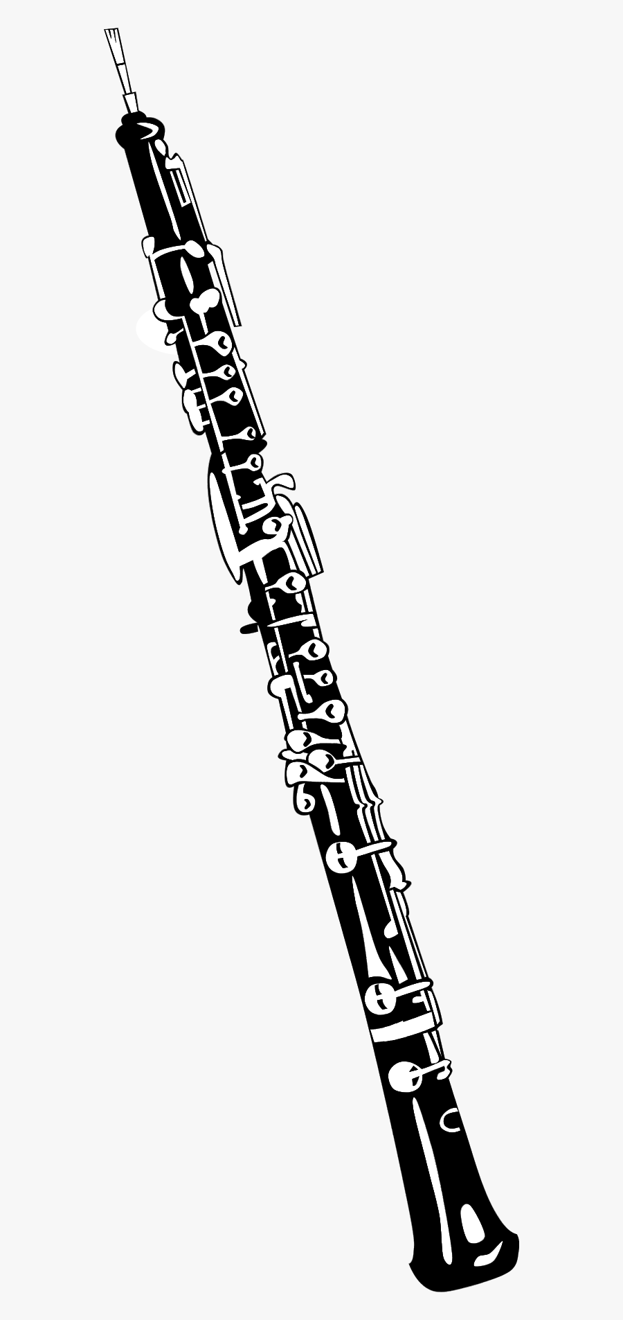 Clip Art Bassoon Clipart - Oboe Instrument Png, Transparent Clipart