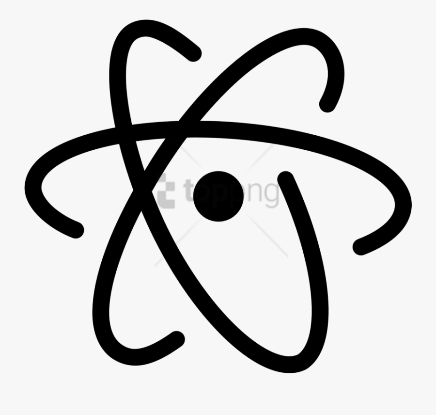 Atom Editor Logo Transparent, Transparent Clipart
